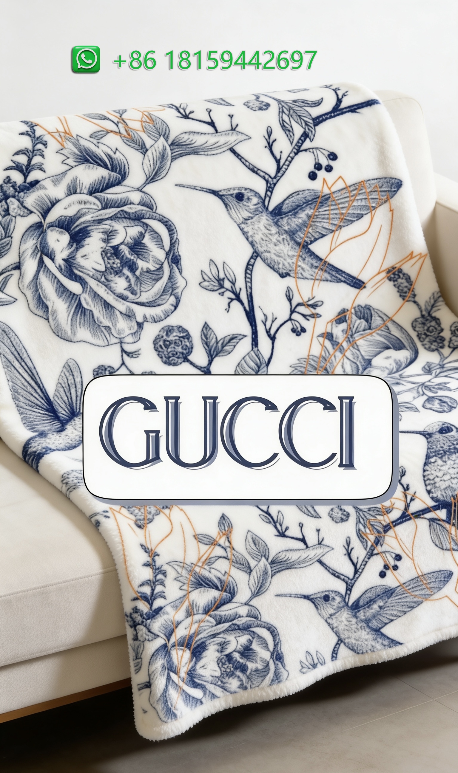 Gucci Throw Blankets